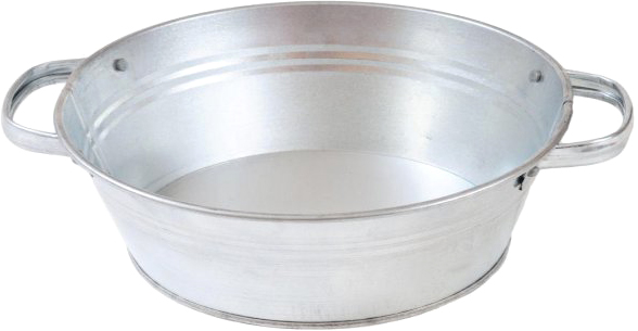 Таз МЕТИД оцинкований 21 л (T2221M)